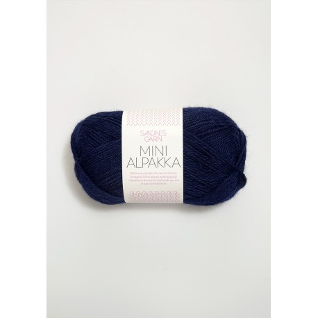 Mini Alpakka marinblå 5575