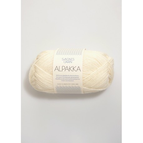 Alpakka - Naturvit - 1012
