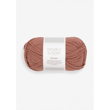 Double Sunday - Petite Knit - Dusty Rouge - 3553