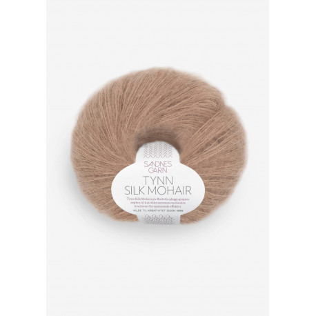 Tynn Silk Mohair - Ljus Ekollon - 3041