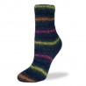 Flotte Socke 4 Fach Blue 1252 - Blå/Rosa/Orange/Gul