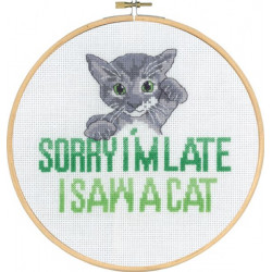 Sorry I'm late - I saw a cat