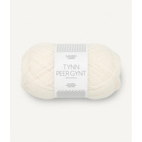 Tynn Peer Gynt - Hvit - 1002