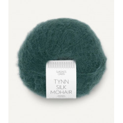 Tynn Silk Mohair - Mörk Petrol - 7281