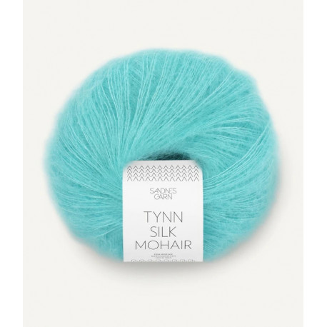 Tynn Silk Mohair - Turkos - 7213