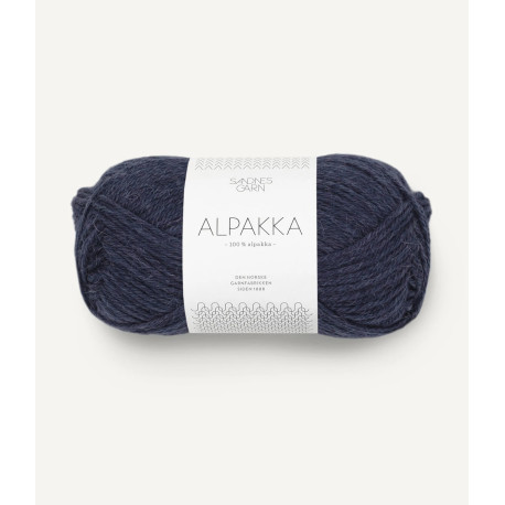 Alpakka - Mörkblå - 6081