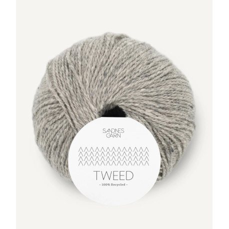 Tweed - Ljusgrå - 1085