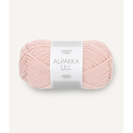 Alpakka Ull - Pärlrosa - 3521