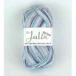 Julia - Pink-LightBlue-DarkBlue-White -1607