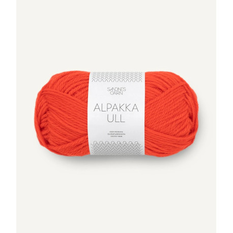 Alpakka Ull - Orange - 3819