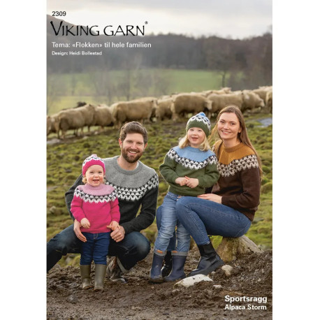 Mönsterhäfte Viking 2309: Sportsragg - Flokken till hele familien