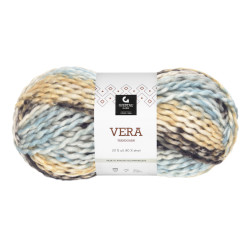 Vera - Blå-Beige-Vit - 604