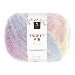 Twisty Air - Pastellrosa/Gul/Turkos  - 9104