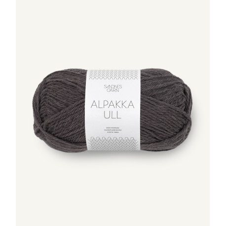 Alpakka Ull - Bristol Black - 3800