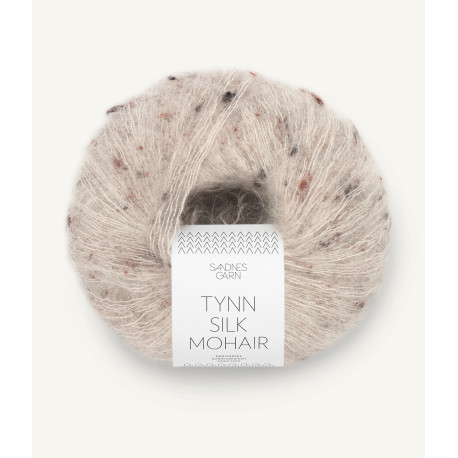 Tynn Silk Mohair - Greige Tweed - 2600