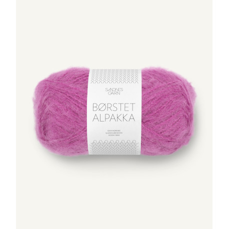 Børstet Alpakka - Magenta - 4628