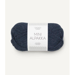 Mini Alpakka - Mörkblå  - 6061