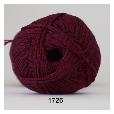 Cotton nr. 8 - Vinröd - 1726