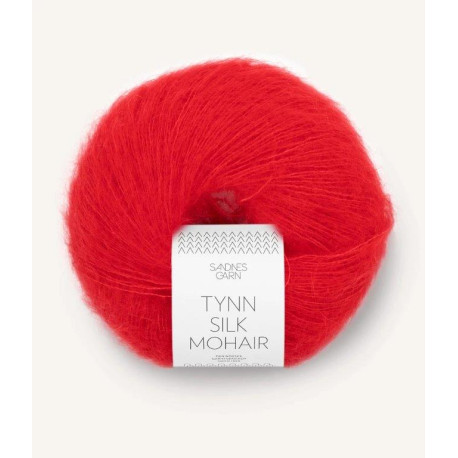 Tynn Silk Mohair - Scarlet Red - 4018