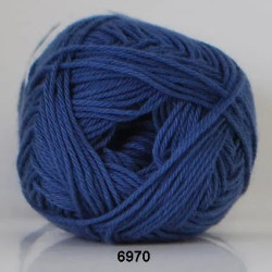 Cotton nr. 8 - Blå - 6970
