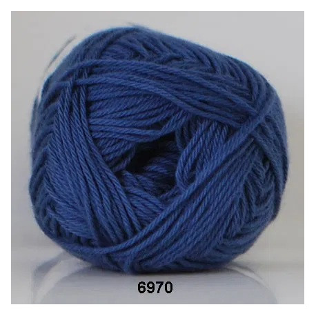 Cotton nr. 8 - Blå - 6970