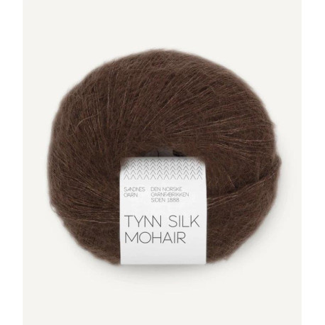 Tynn Silk Mohair - Cacao nibs - 3091