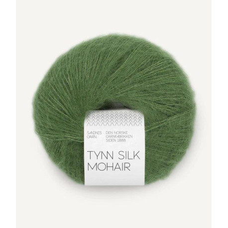 Tynn Silk Mohair - Vineyard Green - 8753