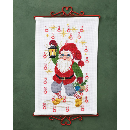 Adventskalender - Tomte med lykta
