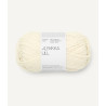 Alpakka Ull - Naturvit - 1012