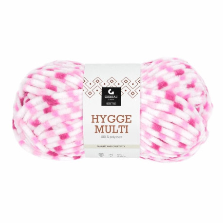 Hygge Multi - Rosa-Vit - 6402