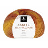 Pretty Print Ullgarn - Gul-Brun  - 501