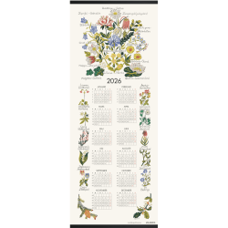 Tygkalender Landskapsblommor 2026