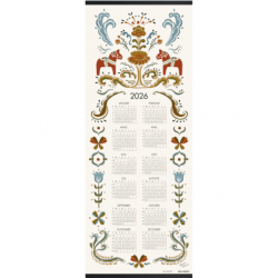 Tygkalender Dalahäst 2026