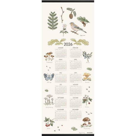 Tygkalender Skogsvandring 2026