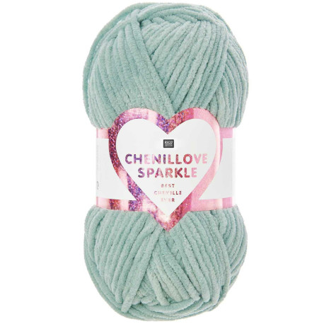 Chenillove Sparkle - Ljusblå - 04