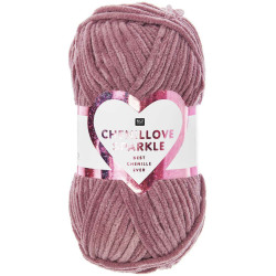 Chenillove Sparkle - Gammelrosa - 09