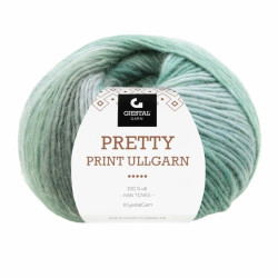 Pretty Print Ullgarn - Blå-Grå - 511