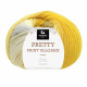 Pretty Print Ullgarn - Gul-Vit - 512