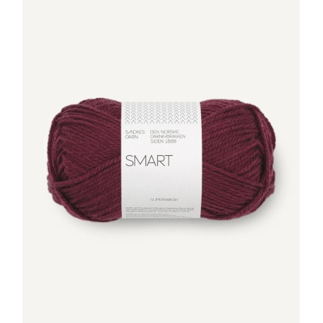 Smart - Dyp burgunder - 4372