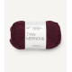 Tynn Merinoull - Dyp burgunder  - 4372