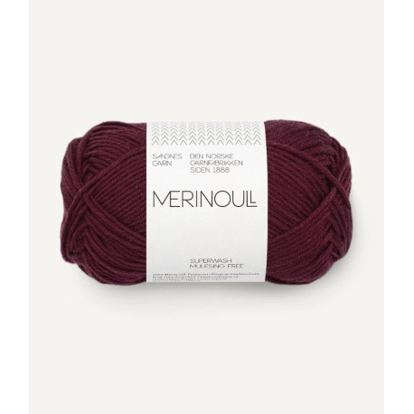 Merinoull - Dyp burgunder - 4372