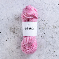 Svensk Ull 3 tr Raggsocka - Rosendal Pink - 217