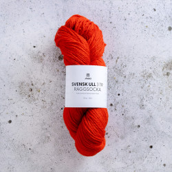 Svensk Ull 3 tr Raggsocka - Sour Rowanberry - 225