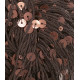 Paljett - Espresso Sparkle - 3086