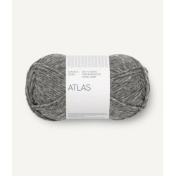Atlas - Mørk gråmelert - 1055