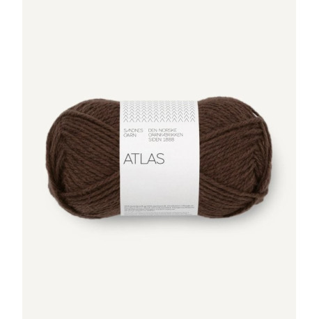 Atlas - Mørk Brun Melert - 3591