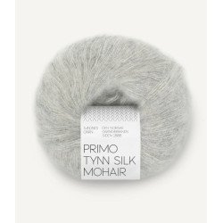 Primo Tynn Silk Mohair - Ljusgrå - 1022