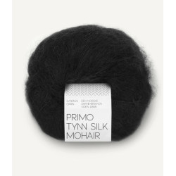 Primo Tynn Silk Mohair - Svart - 1099