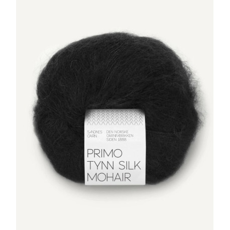 Primo Tynn Silk Mohair - Svart - 1099