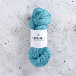 Svensk Ull 3 tr Raggsocka - Göta Canal Blue - 205